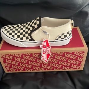 Asher checkered Vans